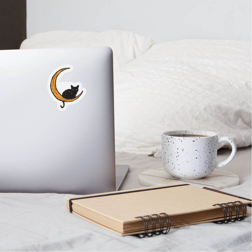 
                  
                    Moon Cat Sticker - white matte
                  
                