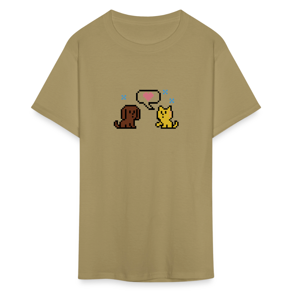 
                  
                    8-Bit Dog & Cat Classic T-Shirt - khaki
                  
                