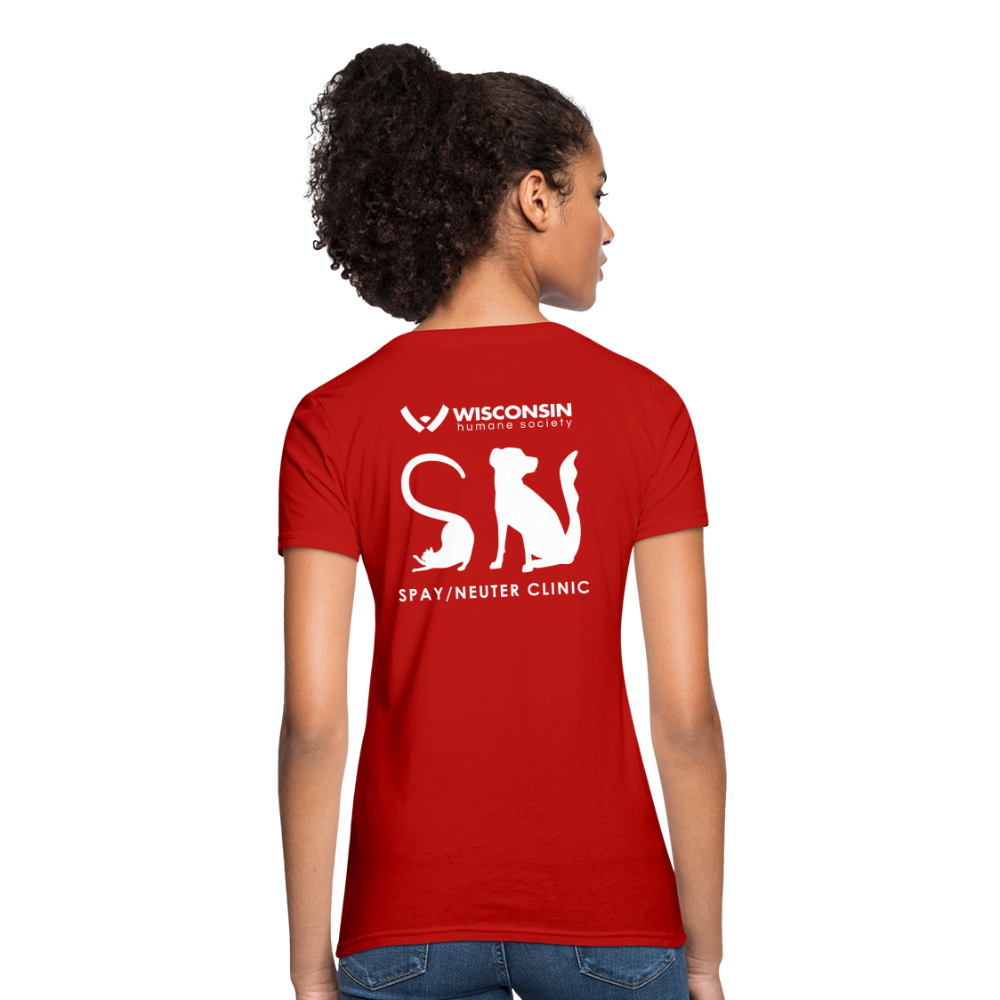 
                  
                    Spay/Neuter Clinic Contoured T-Shirt - red
                  
                