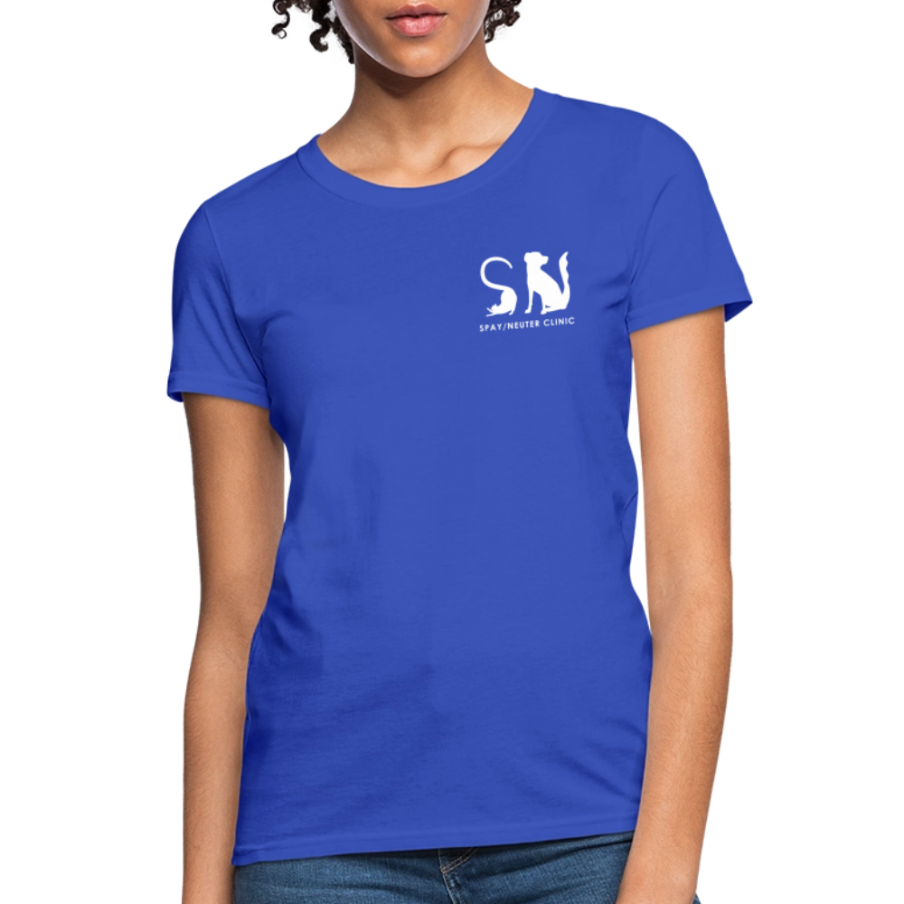 
                  
                    Spay/Neuter Clinic Contoured T-Shirt - royal blue
                  
                