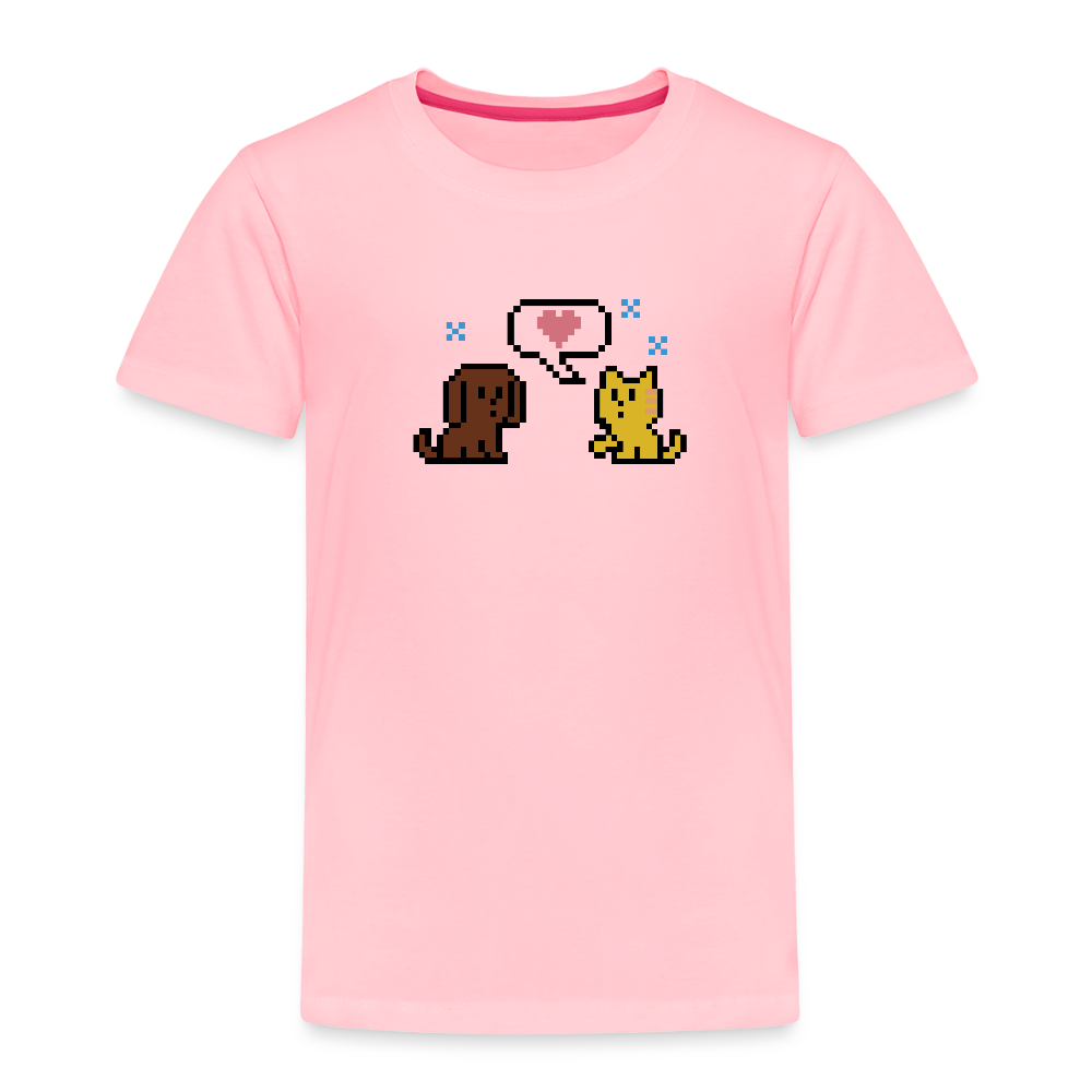 
                  
                    8-Bit Dog & Cat Toddler Premium T-Shirt - pink
                  
                