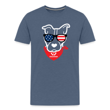 Load image into Gallery viewer, USA Dog Kids&#39; Premium T-Shirt - heather blue