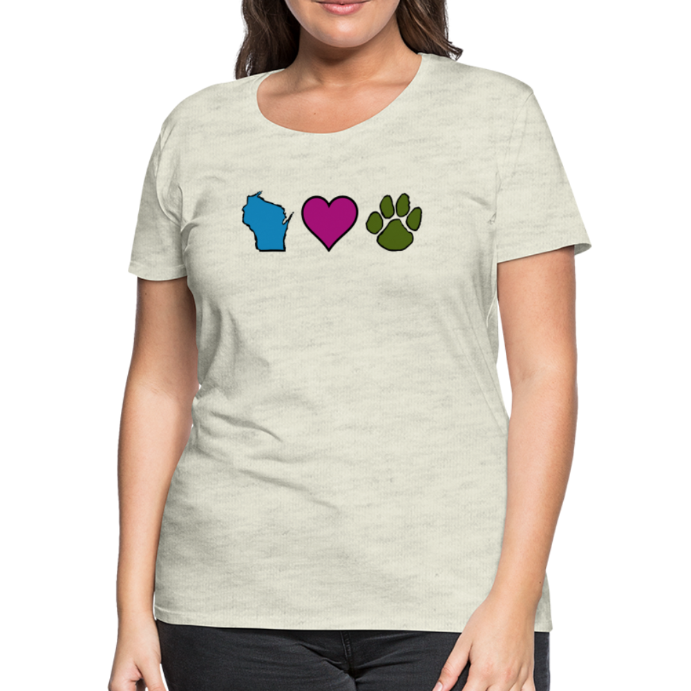 
                  
                    WI Loves Pets Contoured Premium T-Shirt - heather oatmeal
                  
                