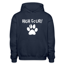 Load image into Gallery viewer, High Four! Heavy Blend Adult Hoodie - navy