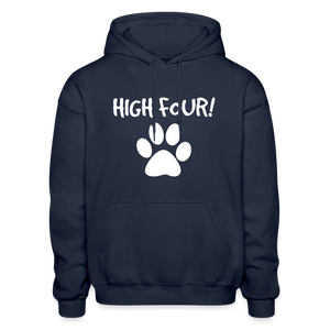 High Four! Heavy Blend Adult Hoodie - navy