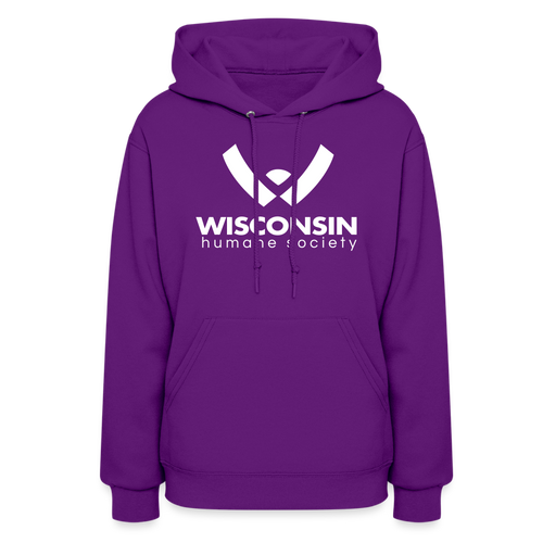 WHS Logo Classic Contoured Hoodie - purple