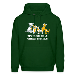 Dog is a GB Fan Classic Hoodie - forest green