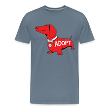 Load image into Gallery viewer, &quot;Big Red Dog&quot; Classic Premium T-Shirt - steel blue