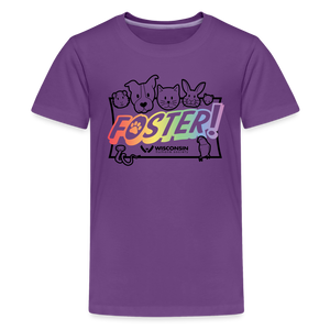 Foster Pride Kids' Premium T-Shirt - purple