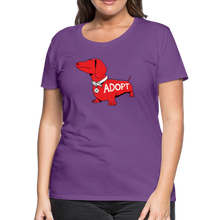 Load image into Gallery viewer, &quot;Big Red Dog&quot; Contoured Premium T-Shirt - purple