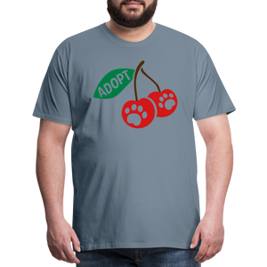 Door County Cherries Classic Premium T-Shirt - steel blue