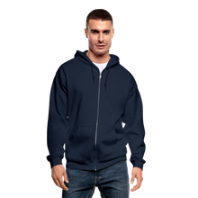 Load image into Gallery viewer, Pride Paws Gildan Heavy Blend Adult Zip Hoodie - navy