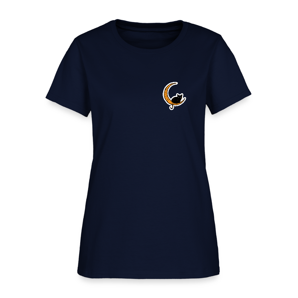 
                  
                    Moon Cat Contoured T-Shirt - navy
                  
                