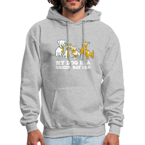 Dog is a GB Fan Classic Hoodie - heather gray