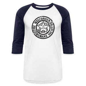 WHS 1879 Logo Baseball T-Shirt - white/navy