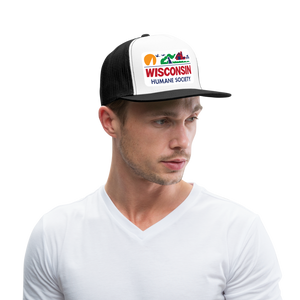 WHS License Plate Trucker Cap - white/black