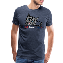 Load image into Gallery viewer, Red White &amp; Mew Classic Premium T-Shirt - heather blue