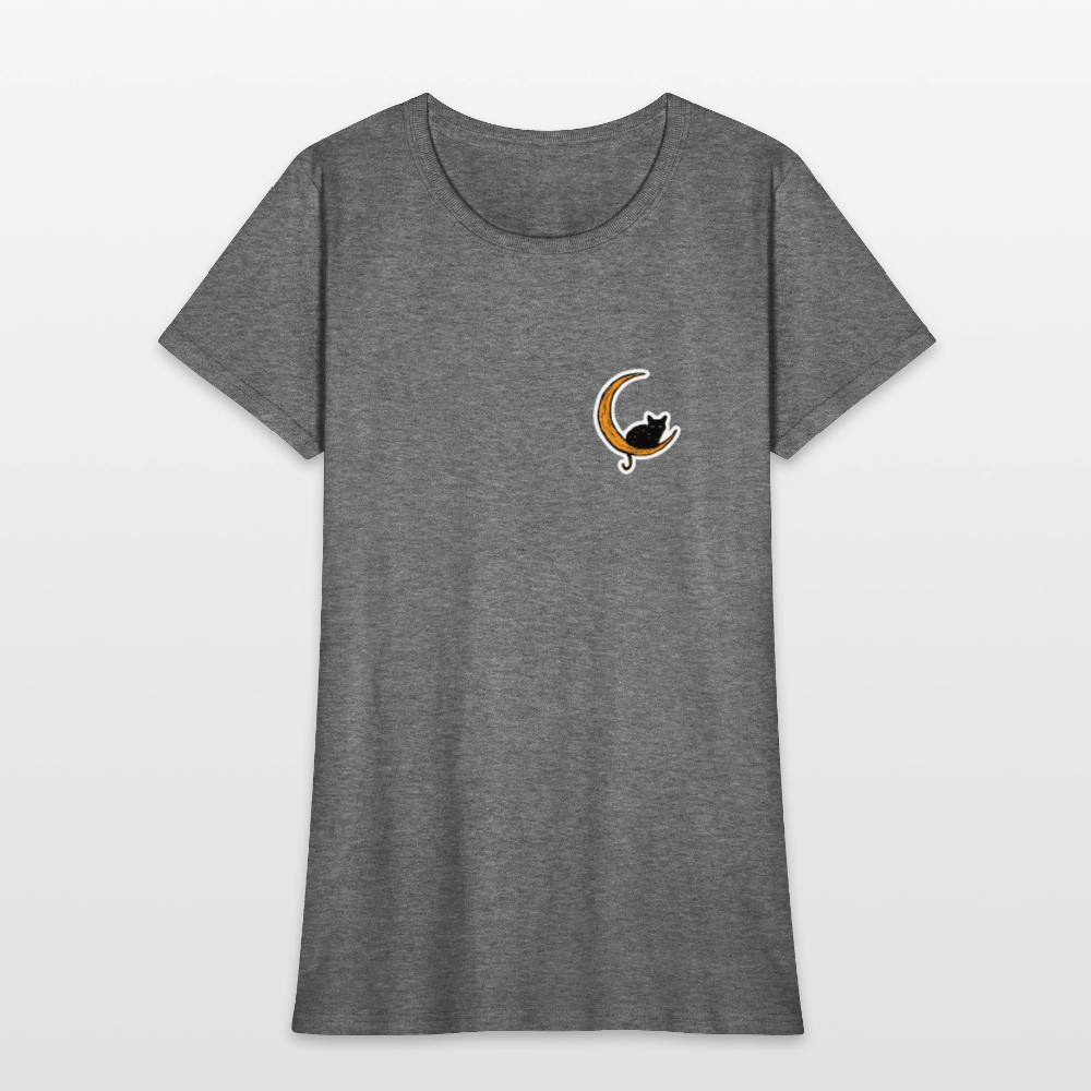 
                  
                    Moon Cat Contoured T-Shirt - graphite heather
                  
                