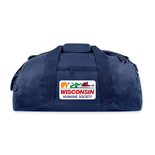 Load image into Gallery viewer, WHS License Plate Recycled Duffel Bag - navy