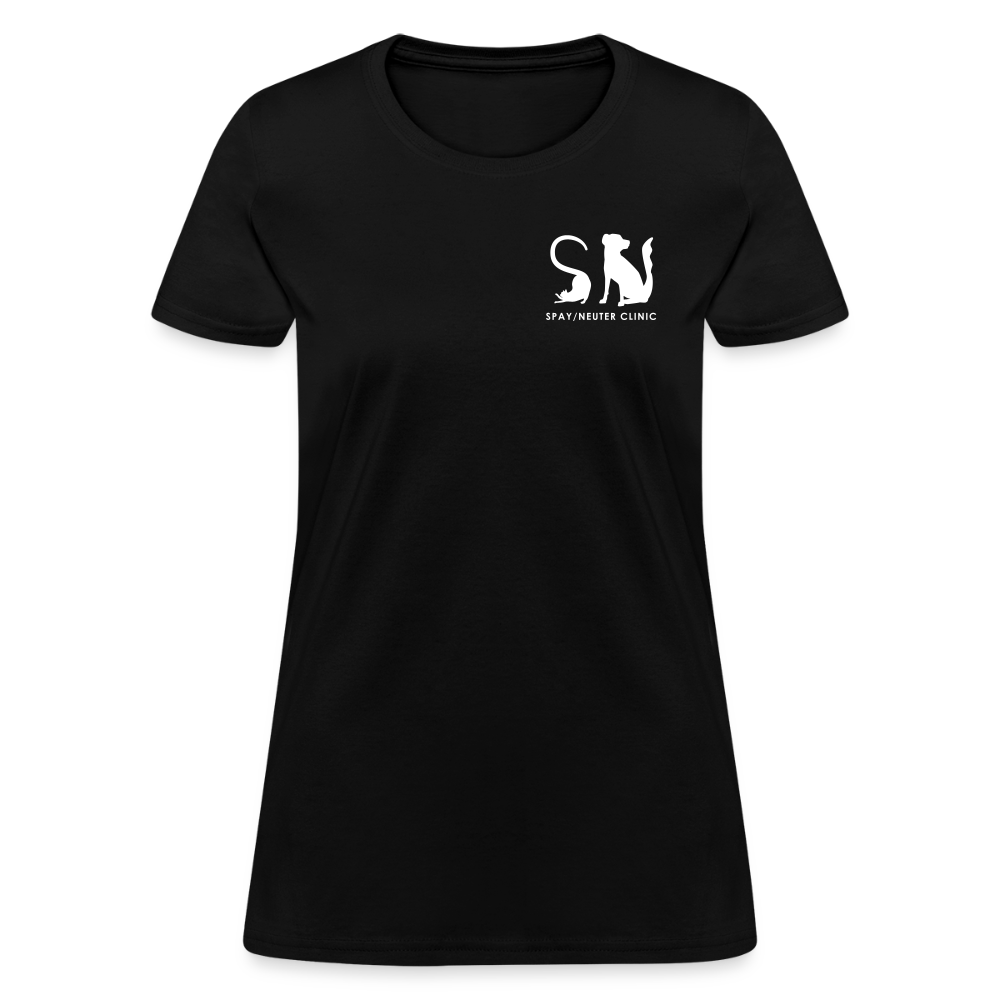 
                  
                    Spay/Neuter Clinic Contoured T-Shirt - black
                  
                