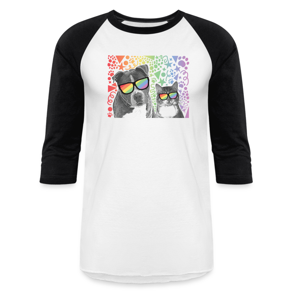 
                  
                    Pride Party Baseball T-Shirt - white/black
                  
                