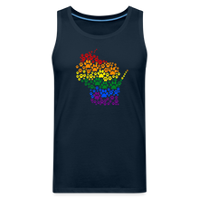 Load image into Gallery viewer, Pride Paws Premium Tank - deep navy