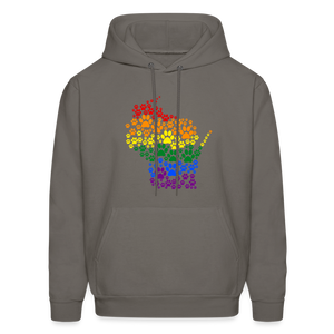 Pride Paws Classic Hoodie - asphalt gray