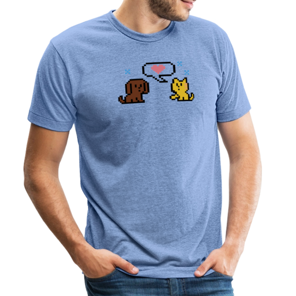 
                  
                    8-Bit Dog & Cat Tri-Blend T-Shirt - heather blue
                  
                