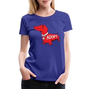 "Big Red Dog" Contoured Premium T-Shirt - royal blue