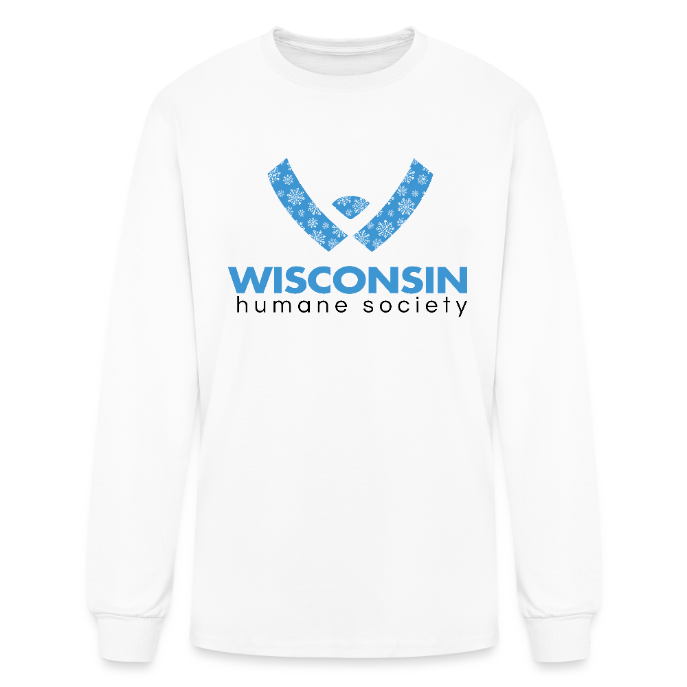WHS Snow Logo Long Sleeve T-Shirt - white