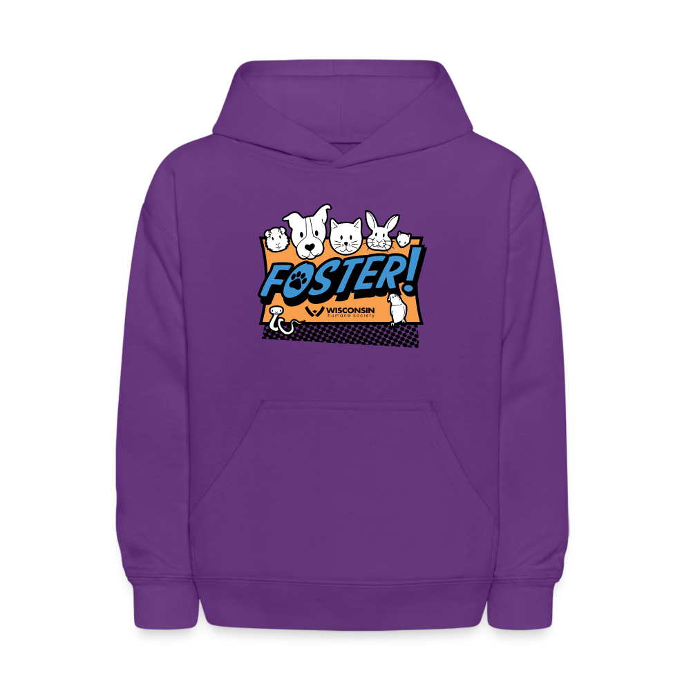 
                  
                    Foster Logo Kids' Hoodie - purple
                  
                