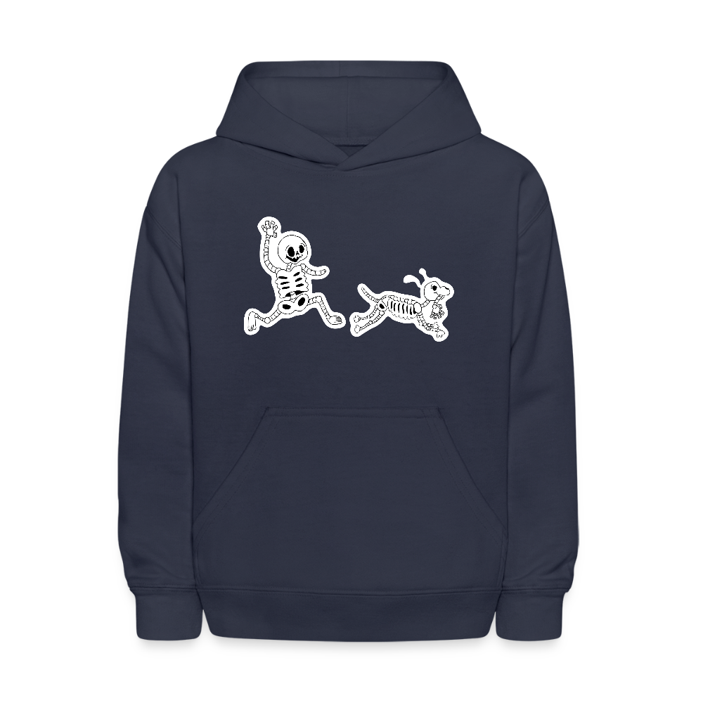 
                  
                    Skeleton Friends Kids' Hoodie - navy
                  
                