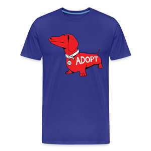 "Big Red Dog" Classic Premium T-Shirt - royal blue