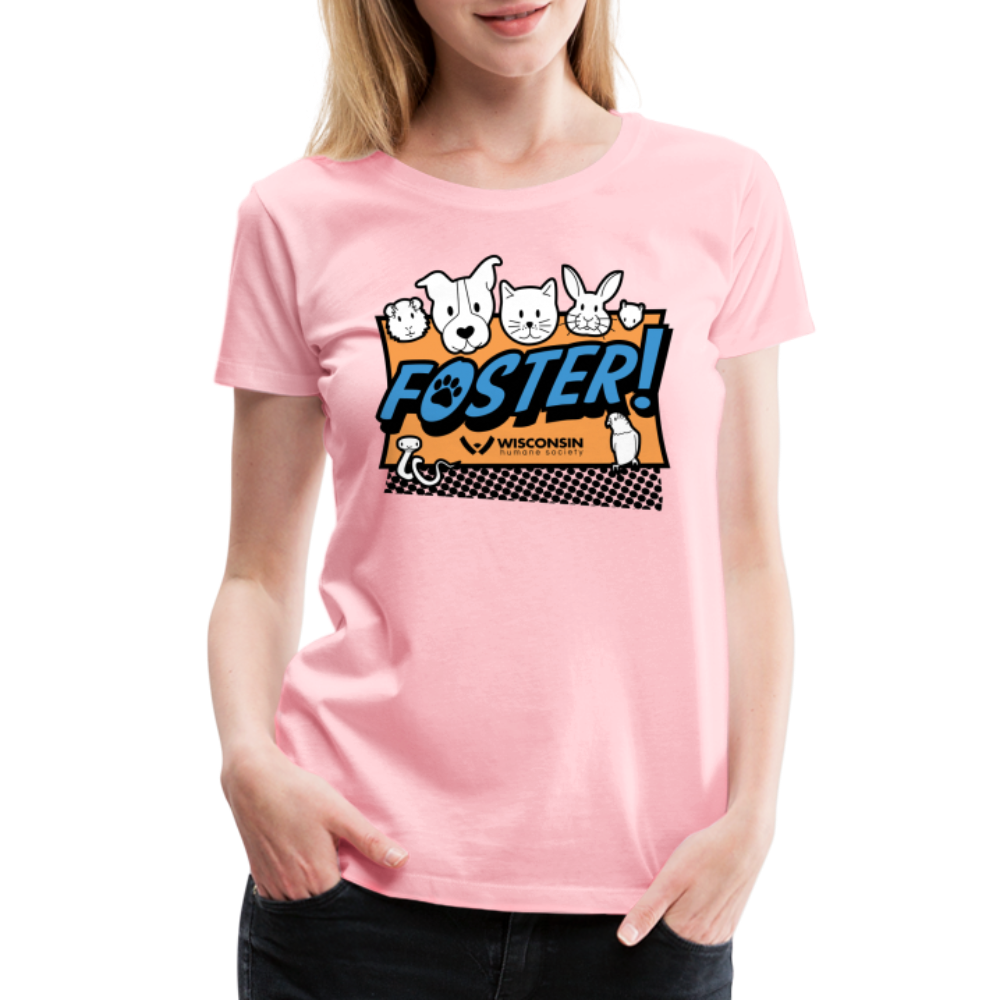 
                  
                    Foster Logo Contoured Premium T-Shirt - pink
                  
                