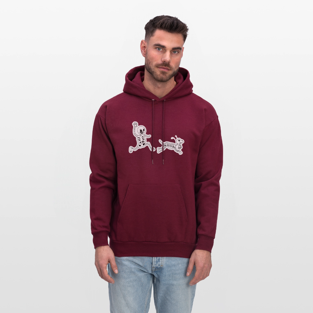 
                  
                    Skeleton Friends Hoodie - burgundy
                  
                