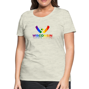 WHS Pride Contoured Premium T-Shirt - heather oatmeal