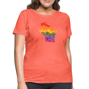 Pride Paws Classic T-Shirt - heather coral