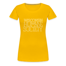 Load image into Gallery viewer, WHS 1987 Logo Contoured Premium T-Shirt - sun yellow