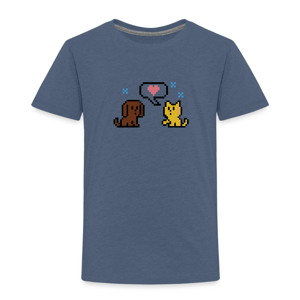 
                  
                    8-Bit Dog & Cat Toddler Premium T-Shirt - heather blue
                  
                