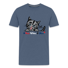 Load image into Gallery viewer, Red White &amp; Mew Kids&#39; Premium T-Shirt - heather blue