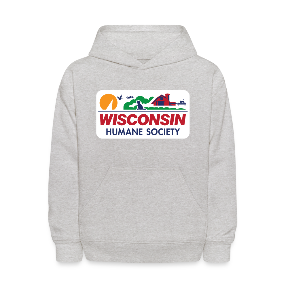 WHS License Plate Kids' Hoodie - heather gray