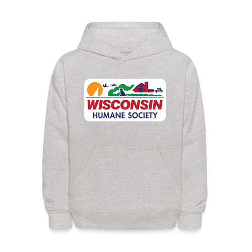 WHS License Plate Kids' Hoodie - heather gray