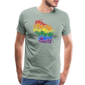 Pride Paws Classic Premium T-Shirt - steel green