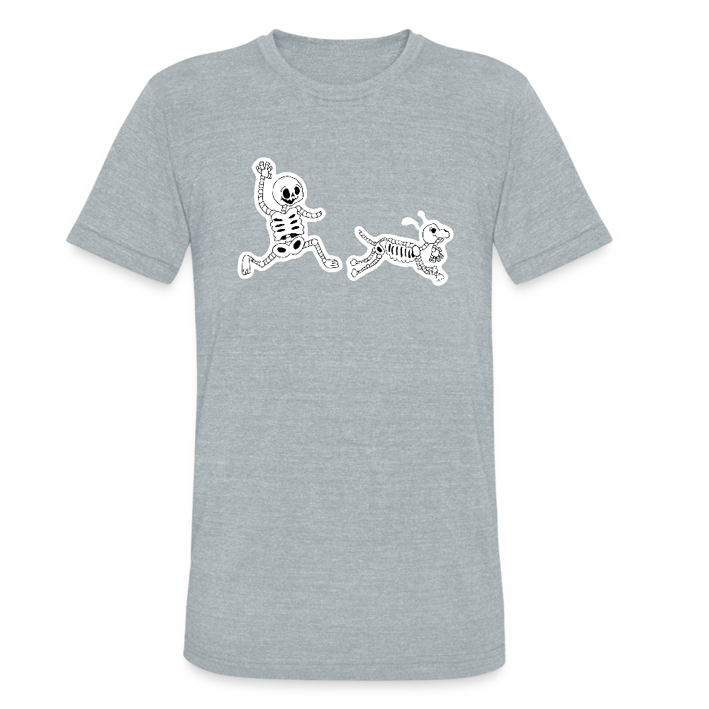 
                  
                    Skeleton Friends Unisex Tri-Blend T-Shirt - heather grey
                  
                