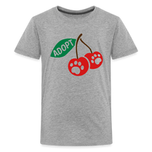 Load image into Gallery viewer, Door County Cherries Kids&#39; Premium T-Shirt - heather gray