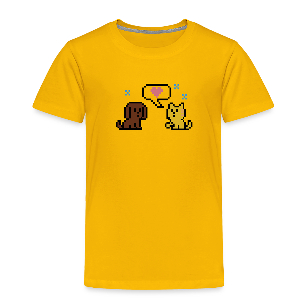 
                  
                    8-Bit Dog & Cat Toddler Premium T-Shirt - sun yellow
                  
                