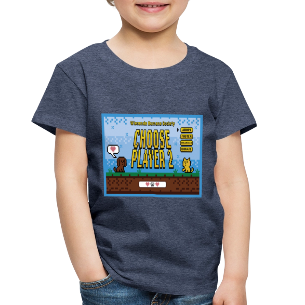 WHS Player 2 Toddler Premium T-Shirt - heather blue