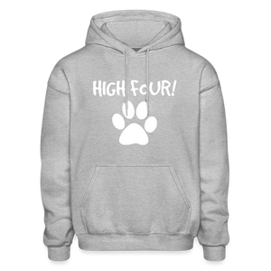 High Four! Heavy Blend Adult Hoodie - heather gray