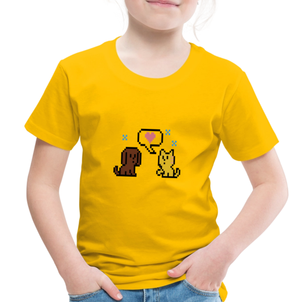
                  
                    8-Bit Dog & Cat Toddler Premium T-Shirt - sun yellow
                  
                