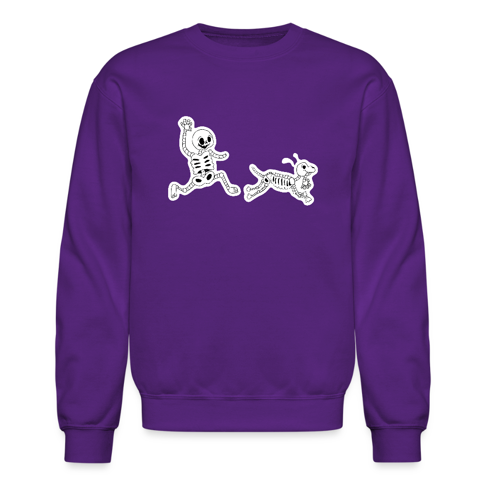 
                  
                    Skeleton Friends Crewneck Sweatshirt - purple
                  
                